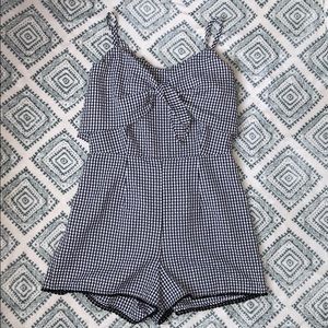 Plaid Romper